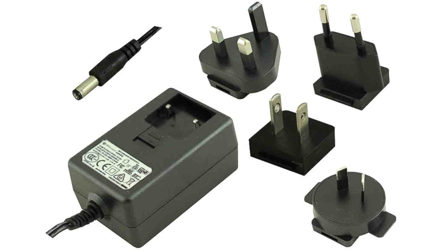 UNIVERSAL 100-240 VAC AC/DC ADAPTER - OUTPUT: 15 VDC 1.2A