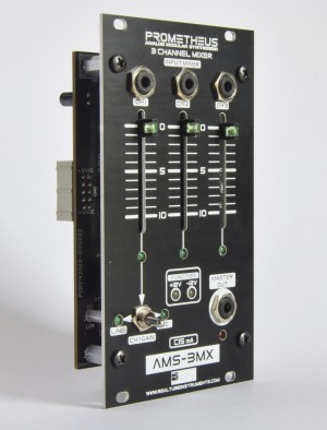 AMS-3MX - Modular Eurorack 3 Channel Mixer